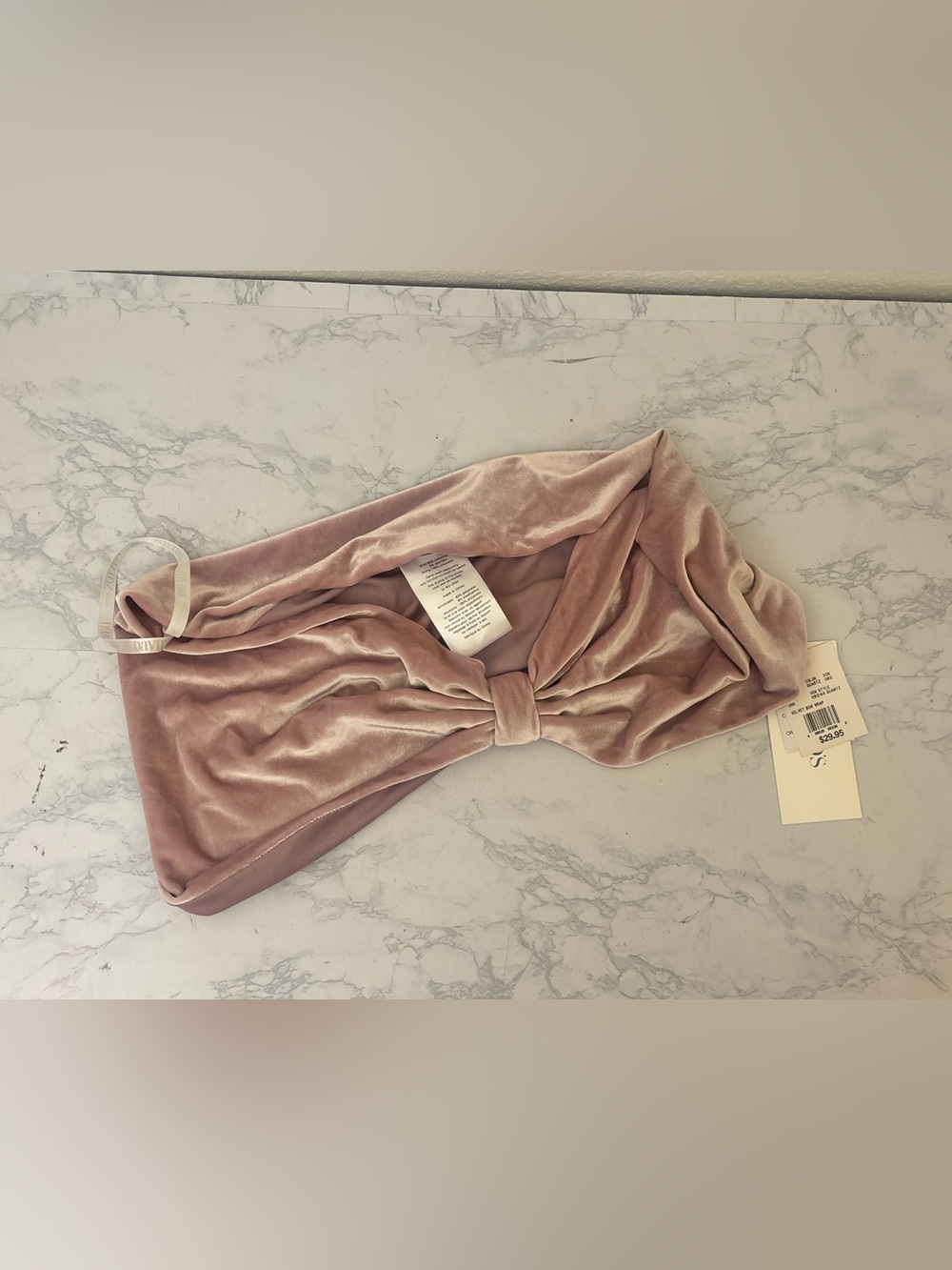 NWT Davids Bridal Sz Miss Velvet Bow Wrap OW2144 Quartz Style